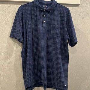 Men’s Peter Millar Seaside Wash Polo- sz XL Bandon Trails EUC